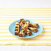 Toasted cheese toast fingers
