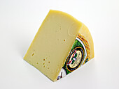 Slice of Spanish Cantabria DOP cow's milk cheese
