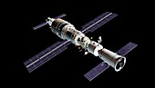 Tiangong space station, illustration