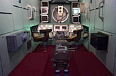 Interior view of the Mir Space Station Base Block
