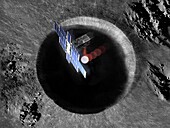 Lunar Flashlight spacecraft, conceptual illustration