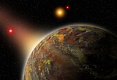Exoplanet 30 ariettas Bb, illustration