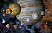 Gallery of exoplanets, illustration