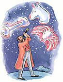 Charles Messier, French astronomer, illustration