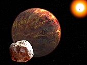 Exoplanet Kepler 20 c, illustration