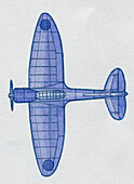World War II Japanese naval aircraft, illustration