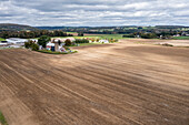 Ploughed fields, New York, USA