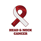 Head and neck cancer awareness, illustration