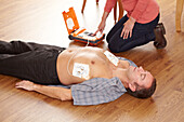 Using an automated external defibrillator