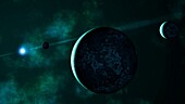 Exoplanets around a pulsar