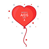 World AIDS Day, conceptual illustration