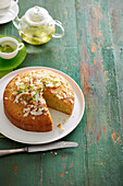 Lime and Coconut Drizzle Cake