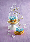 Decorated vanilla cookies