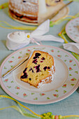 Blueberry Eggnog Cake for Easter