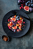 Fig and berry salad