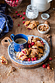 Cranberry walnut cookies