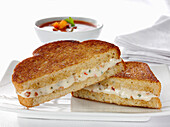 Classic grilled Pepperjack cheese sandwich