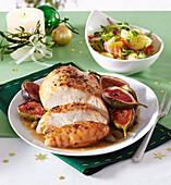 Turkey breast with figs