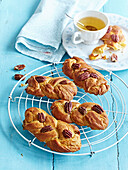 Honey buns with pecan nuts