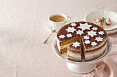 Tiramisu cake for Christmas