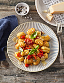 Potato gnocchi with tomatoes