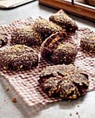 Gefüllte Brownie-Cookies