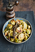 Roasted Brussels sprouts