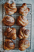 Franzbrötchen – puff pastries with sugar and cinnamon
