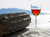 Glass of Vin Santo