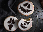 Halloween ghost cookies