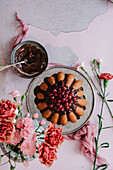 Bunt cake with sour cherries
