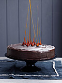 Chocolate hazelnut celebration cake