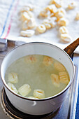 Homemade potato gnocchi