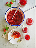 Fragrant strawberry conserve