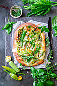 Zucchini-Pizza