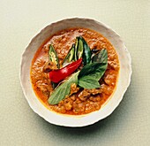 Red curry with beef