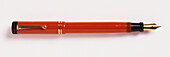 Red fountain pen