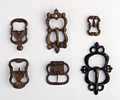 17th-century brass buckle