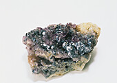 Fluorite crystal with galena