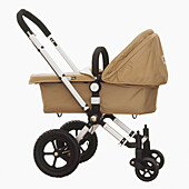 Pram on sturdy frame