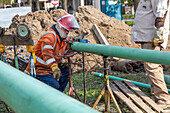 Replacement of ageing natural gas pipes