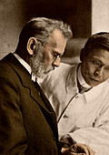 Ehrlich and Hata, discoverers of syphilis cure