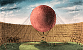 Henri Giffard, captive balloon, 19th century