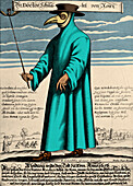 Plague doctor, 17th century