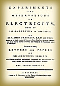 Franklin's 'experiments with electricity', 1774