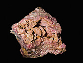 Twinned calcite on sphalerite