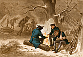 Troops at Valley Forge, 1777-78