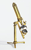 Brass microscope