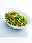 Peas and pancetta