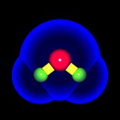 Water molecule, illustration